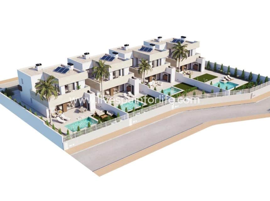 3 makuuhuone Huvila myytävänä paikassa Santiago de la Ribera mukana uima-altaan - 615 000 € (Ref: 10163500)