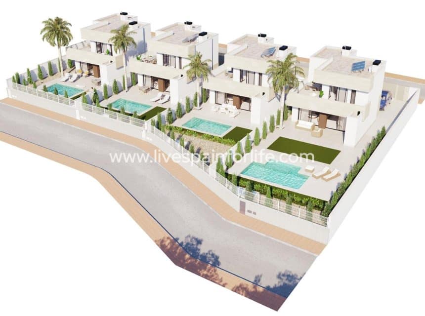 3 makuuhuone Huvila myytävänä paikassa Santiago de la Ribera mukana uima-altaan - 615 000 € (Ref: 10163500)