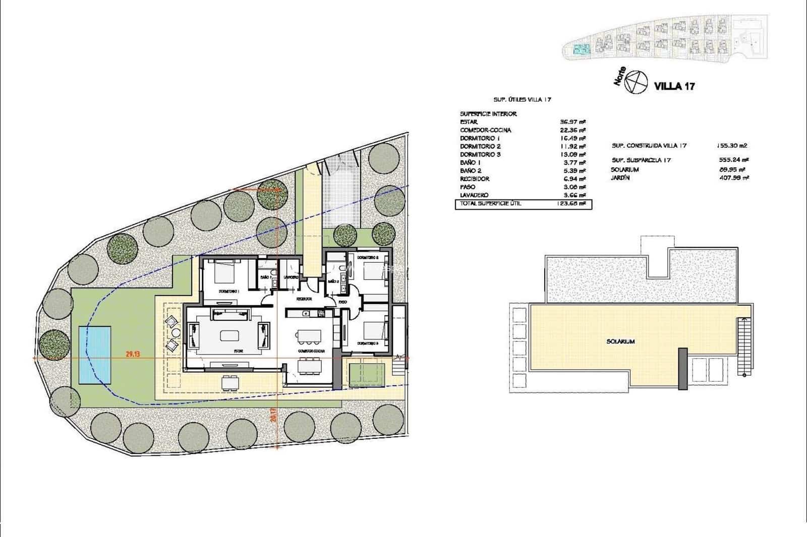 3 bedroom Villa for sale in Fuente Alamo de Murcia with pool garage - € 499,900 (Ref: 9453511)