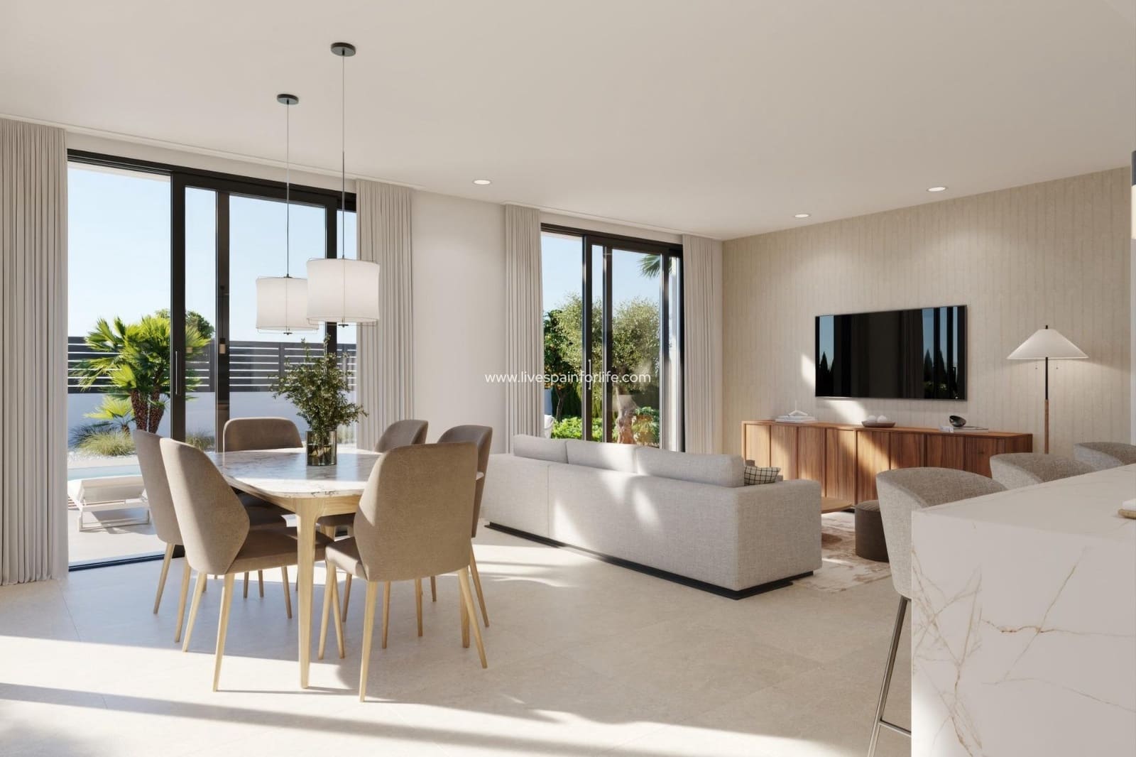 3 bedroom Villa for sale in Fuente Alamo de Murcia with pool garage - € 499,900 (Ref: 9453511)