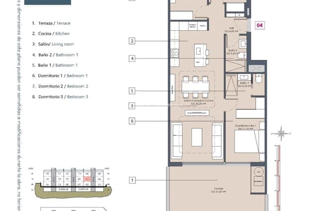 3 soverom Leilighet til salgs i Benijófar med svømmebasseng garasje - € 289 900 (Ref: 9506230)
