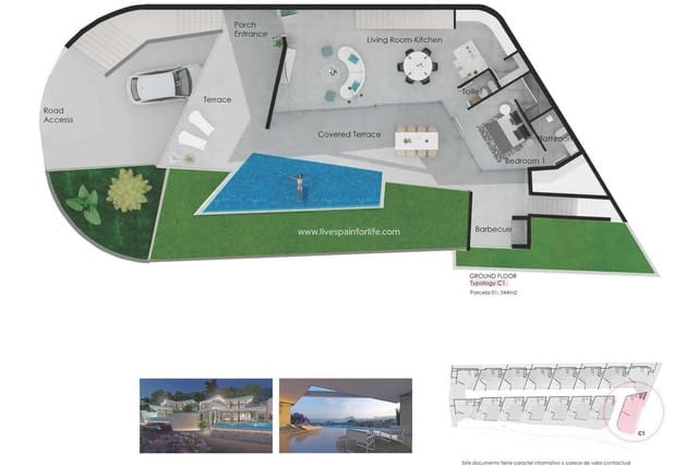 4 camera da letto Villa in vendita in Benitachell / Benitatxell con piscina garage - 1.390.000 € (Rif: 9546935)