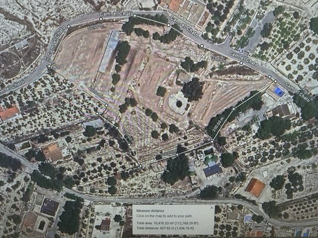 Bauplatz zu verkaufen in Alicante / Alacant Stadt - 100.000 € (Ref: 9549878)