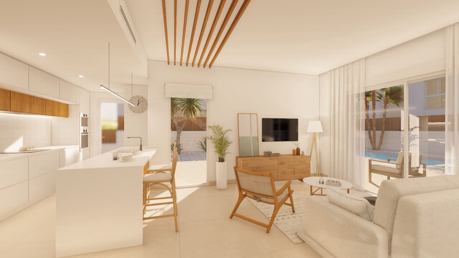 3 sypialnia Willa na sprzedaż w Pilar de la Horadada z basenem - 489 000 € (Ref: 9558775)