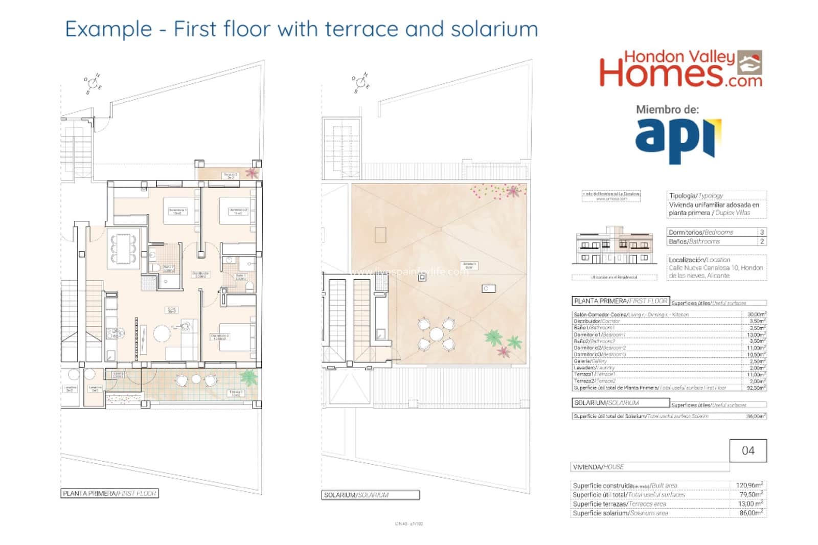 3 sypialnia Dom szeregowy na sprzedaż w Hondon de las Nieves - 195 000 € (Ref: 9664070)