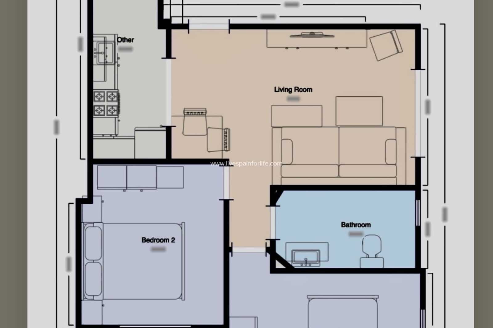 Apartamento de 2 habitaciones en Hondón de los Frailes en venta con piscina - 99.950 € (Ref: 9664077)