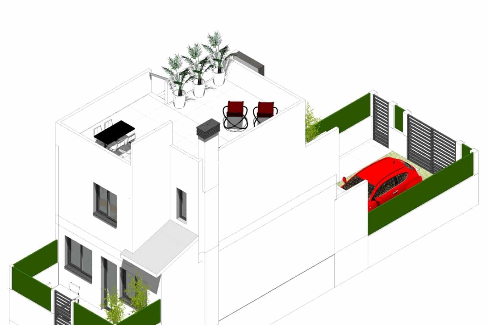3 sovrum Semi-fristående Villa till salu i Cox med pool - 223 000 € (Ref: 9664078)