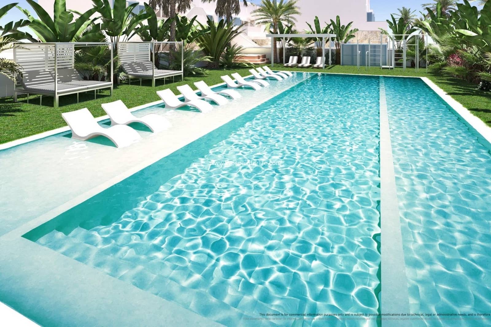 2 slaapkamer Bungalow te koop in Torre de la Horadada met zwembad garage - € 375.000 (Ref: 9664079)