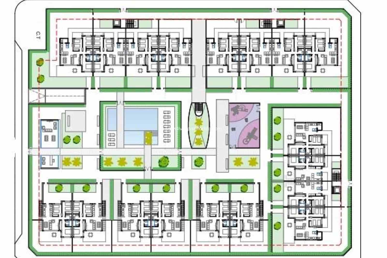 3 sypialnia Apartament na sprzedaż w Pilar de la Horadada z basenem garażem - 539 900 € (Ref: 9664088)