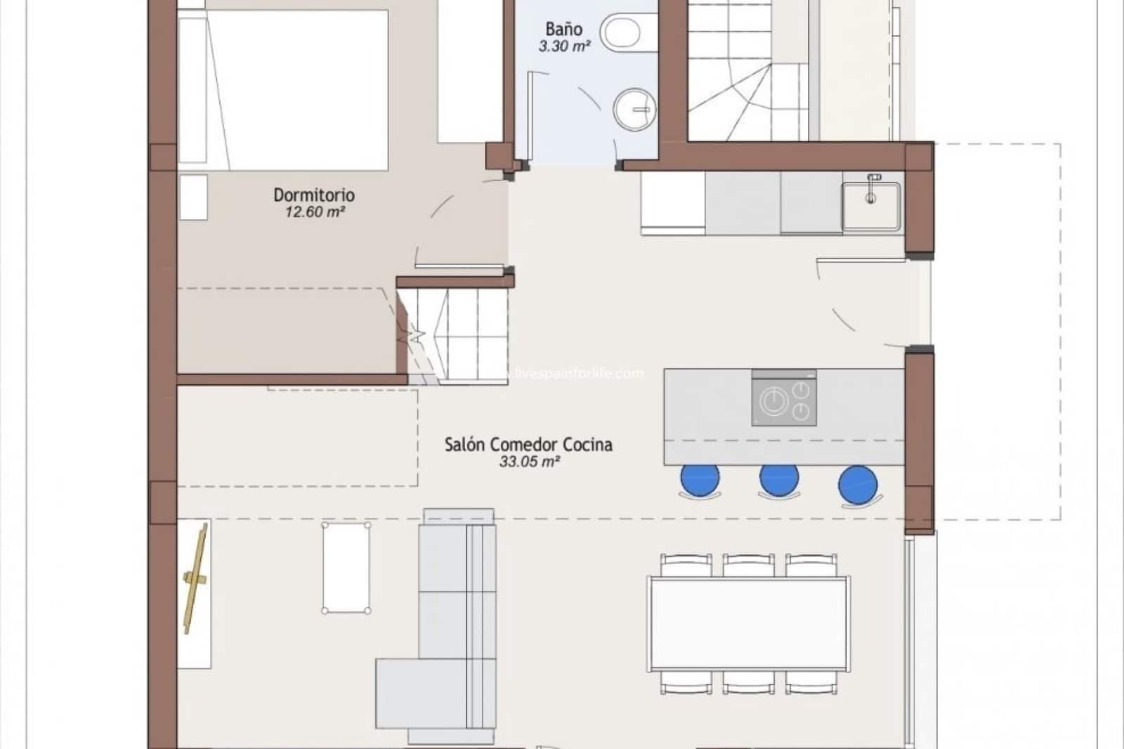3 sypialnia Willa na sprzedaż w Vera z basenem garażem - 459 000 € (Ref: 9664108)