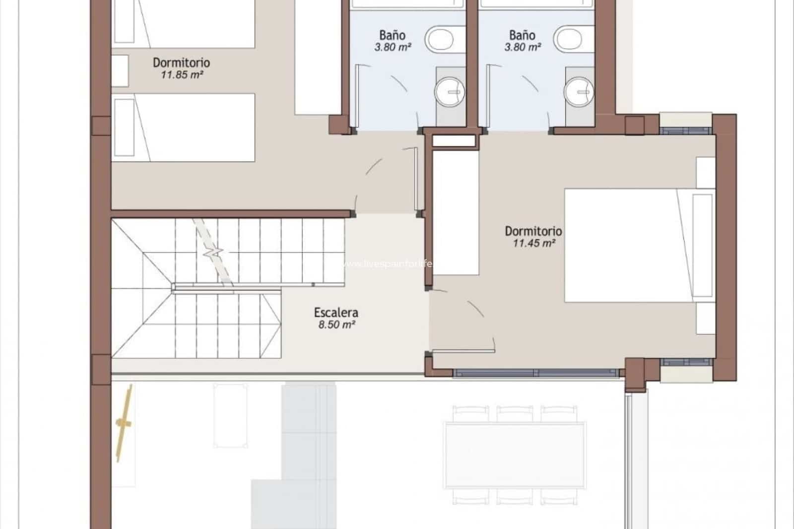 3 sypialnia Willa na sprzedaż w Vera z basenem garażem - 459 000 € (Ref: 9664108)