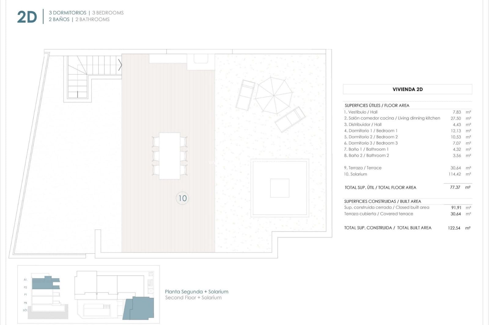 Apartamento de 3 habitaciones en Benijófar en venta con piscina garaje - 410.000 € (Ref: 9664143)