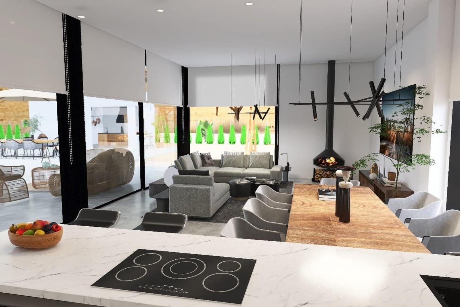 3 bedroom Villa for sale in Aspe with pool garage - € 452,000 (Ref: 9664145)