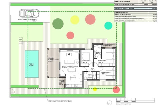 3 camera da letto Villa in vendita in Hondón de las Nieves con piscina garage - 350.000 € (Rif: 9664152)