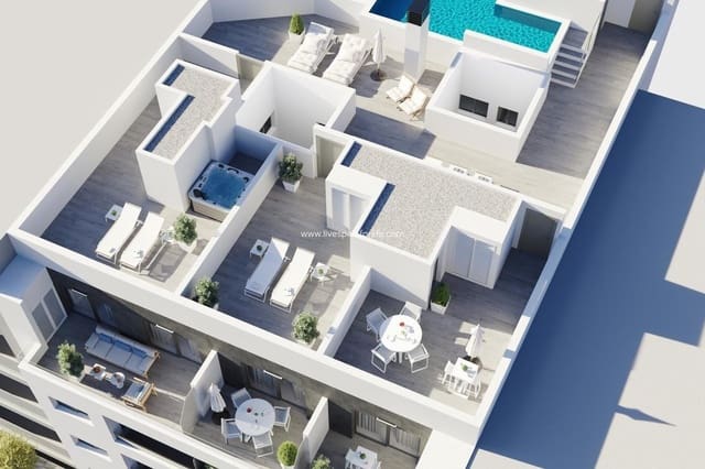 2 sypialnia Apartament na sprzedaż w Centro - Muelle Pesquero, Torrevieja z basenem - 419 000 € (Ref: 9664153)
