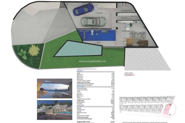 4 slaapkamer Villa te koop in Benitachell / Benitatxell met zwembad garage - € 1.390.000 (Ref: 9664158)