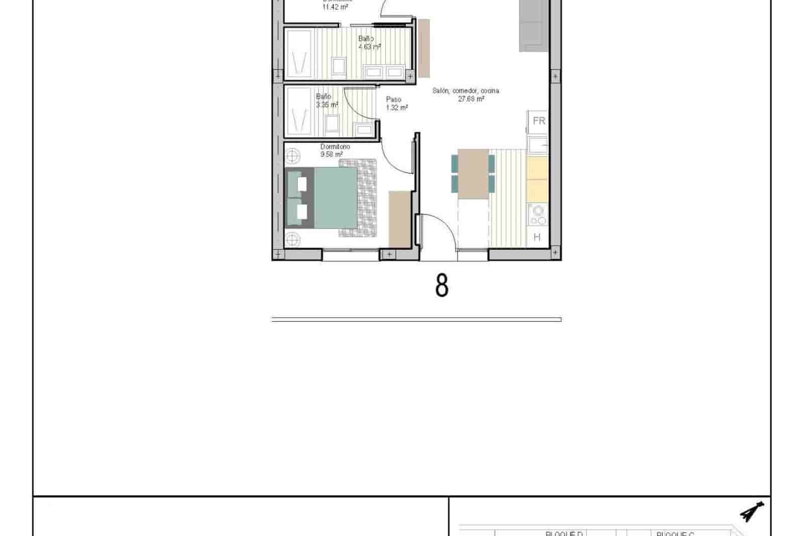 2 camera da letto Appartamento in vendita in San Cayetano con piscina garage - 226.900 € (Rif: 9664169)