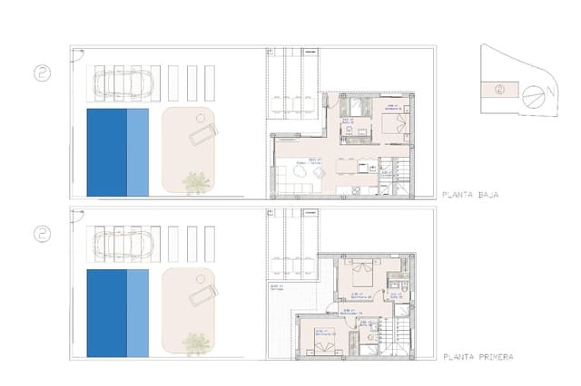 3 Zimmer Villa zu verkaufen in San Pedro del Pinatar ciudad, San Pedro del Pinatar mit Pool Garage - 519.950 € (Ref: 9664187)