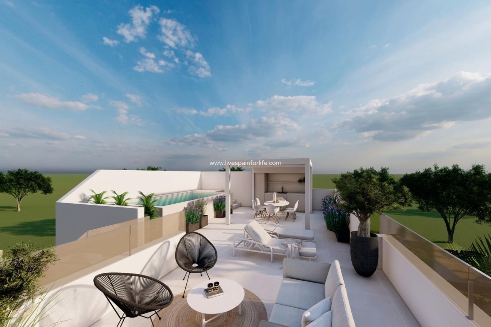 2 soverom Bungalow til salgs i Pilar de la Horadada med svømmebasseng garasje - € 369 000 (Ref: 9664189)