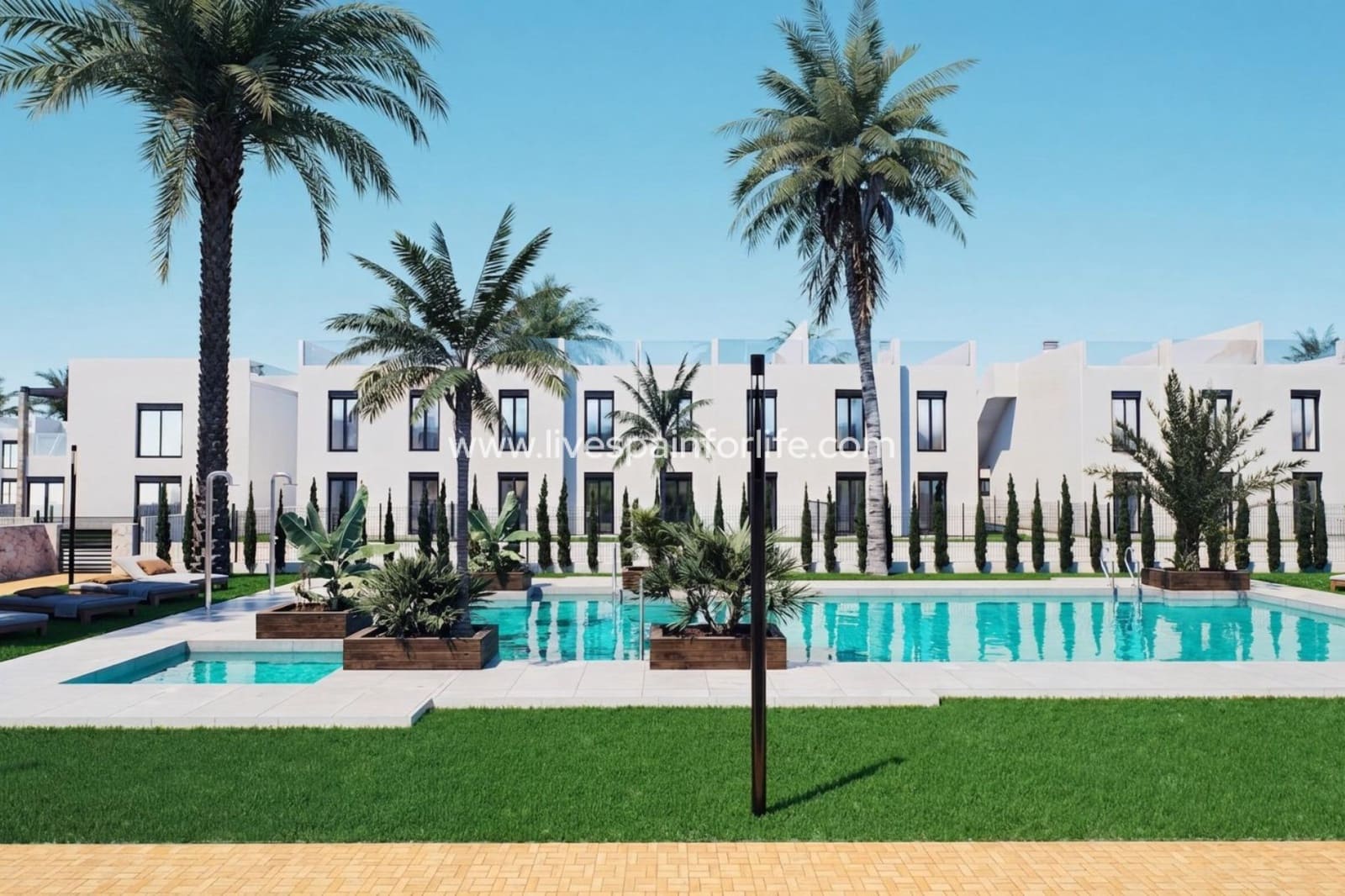 2 soveværelse Bungalow til salg i Pilar de la Horadada med swimmingpool garage - € 299.900 (Ref: 9664213)