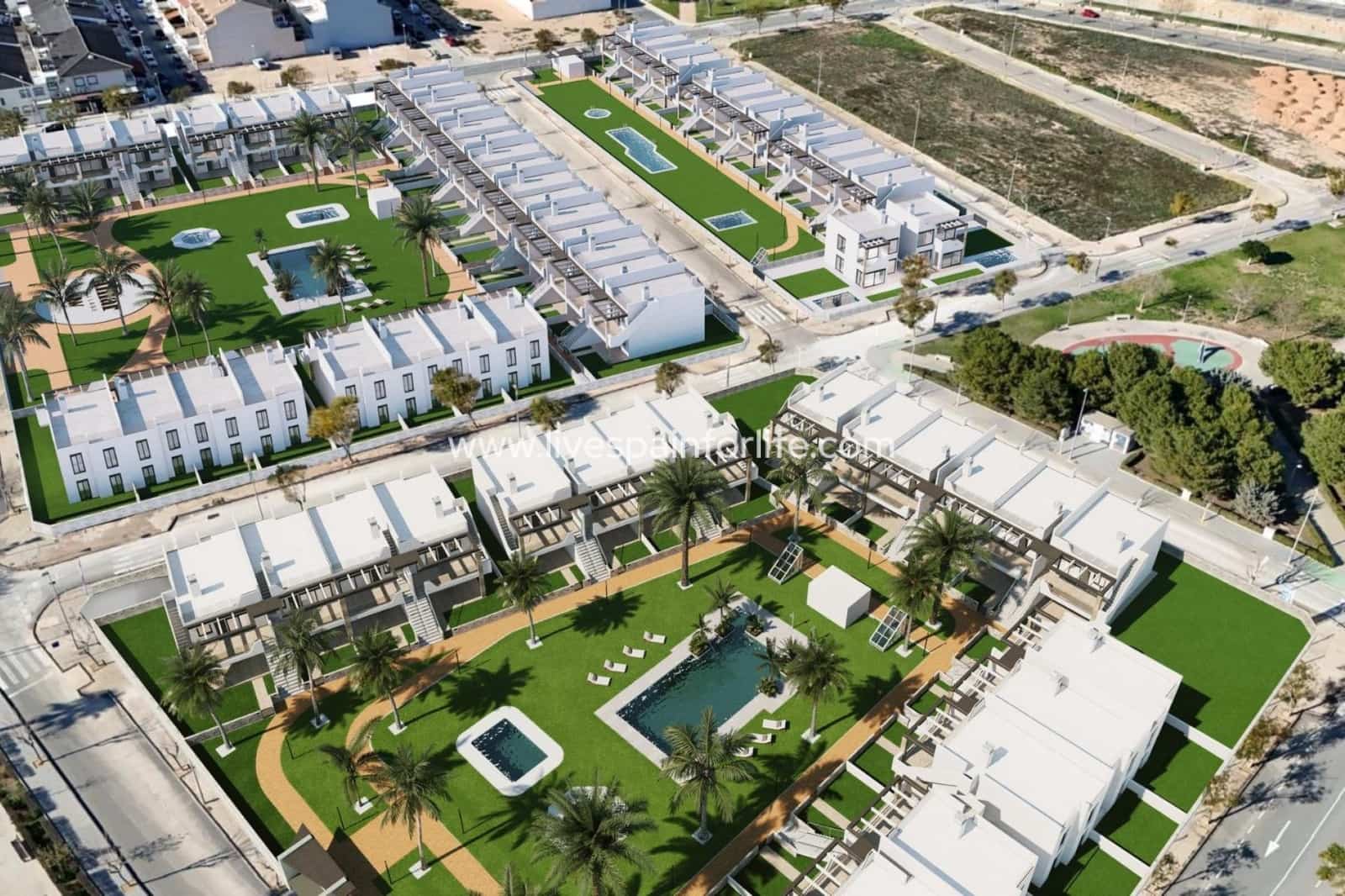 2 soveværelse Bungalow til salg i Pilar de la Horadada med swimmingpool garage - € 299.900 (Ref: 9664213)