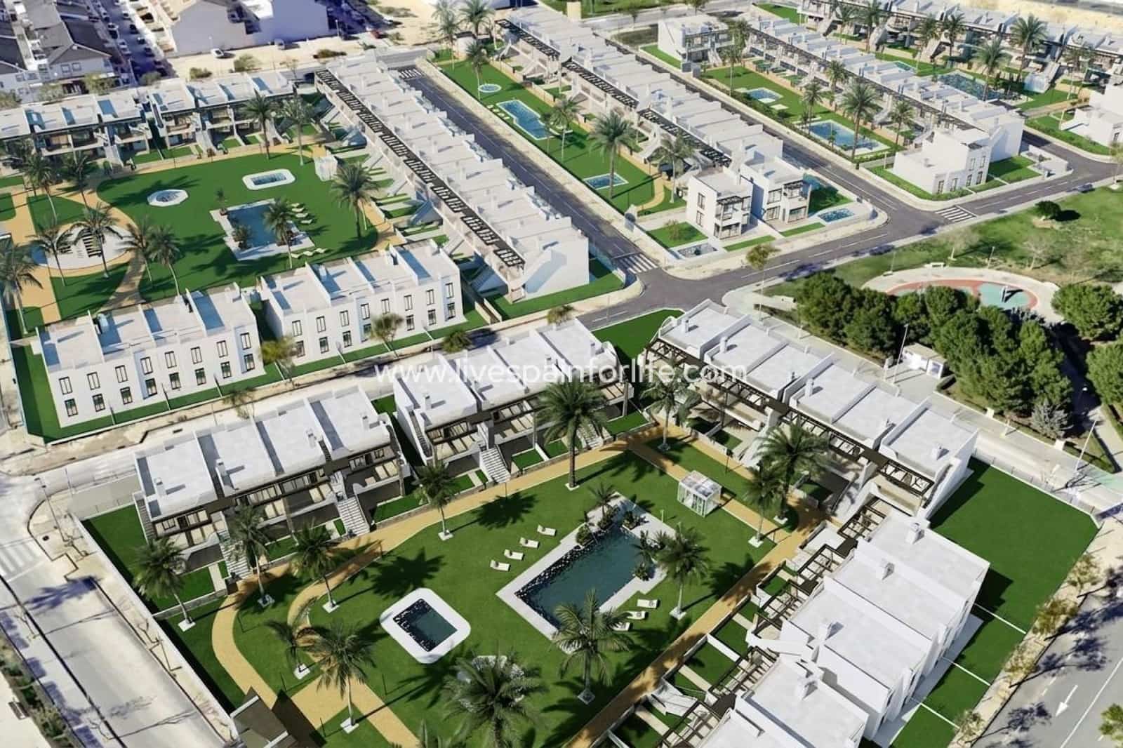 2 makuuhuone Bungalow myytävänä paikassa Pilar de la Horadada mukana uima-altaan 
autotalli - 299 900 € (Ref: 9664214)