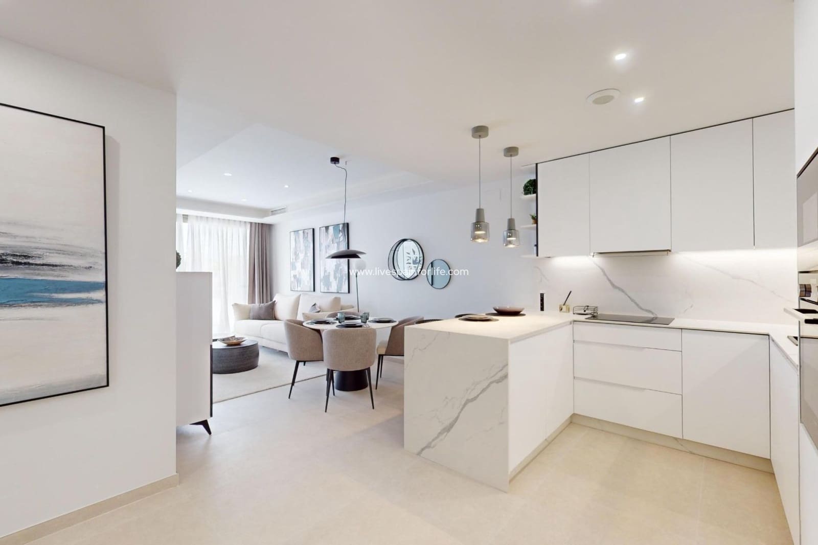 2 sypialnia Apartament na sprzedaż w Orihuela Costa z basenem garażem - 399 000 € (Ref: 9664215)