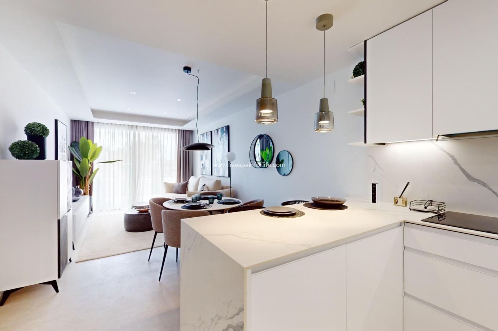 2 sypialnia Apartament na sprzedaż w Orihuela Costa z basenem garażem - 399 000 € (Ref: 9664215)