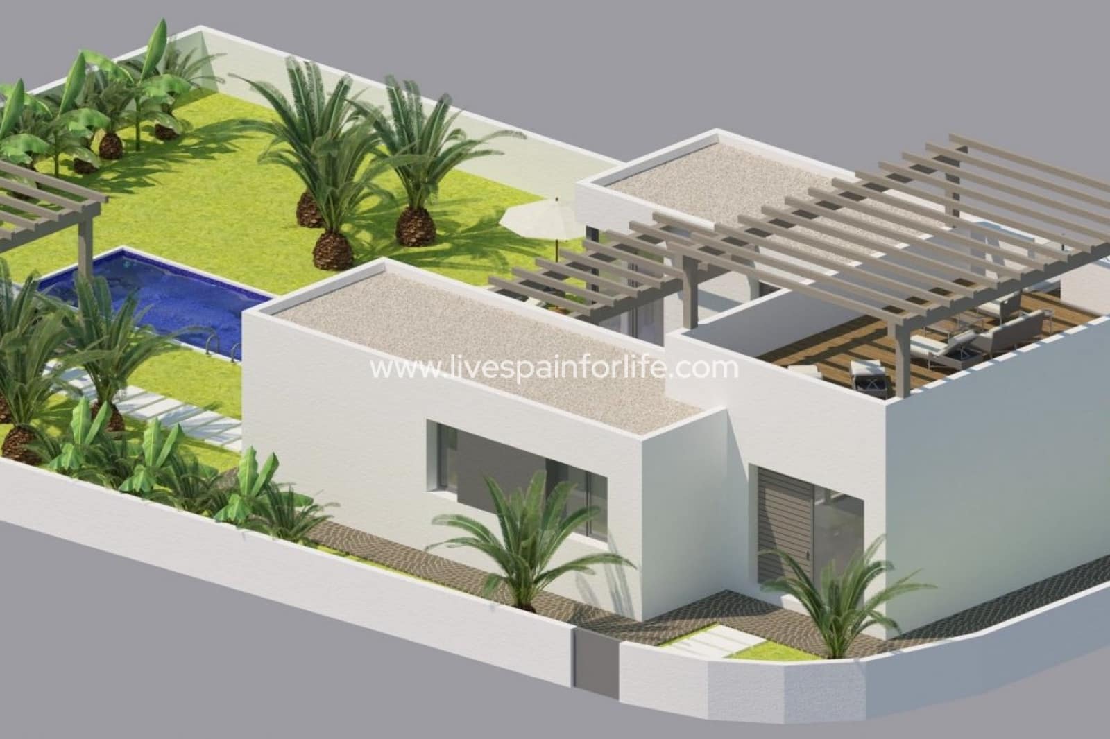 Chalet de 3 habitaciones en Benijófar en venta con piscina - 577.000 € (Ref: 9685188)