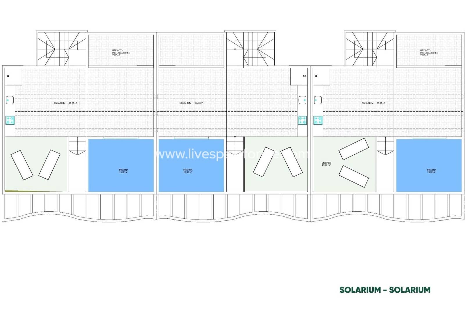 3 chambre Bungalow à vendre à Pilar de la Horadada avec piscine garage - 369 900 € (Ref: 9707643)