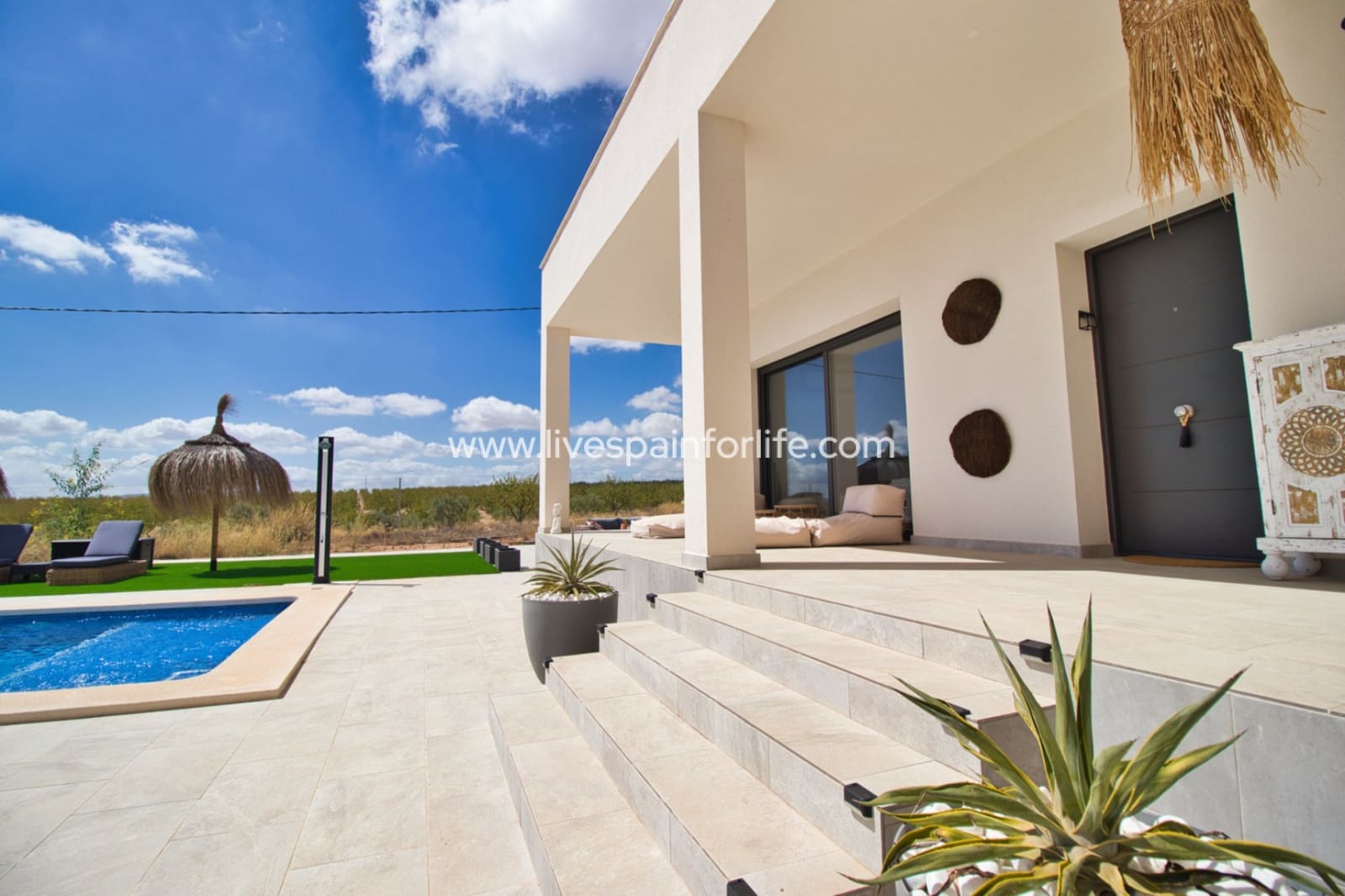 3 sypialnia Finka/Dom wiejski na sprzedaż w Pinoso z basenem garażem - 425 000 € (Ref: 9707901)