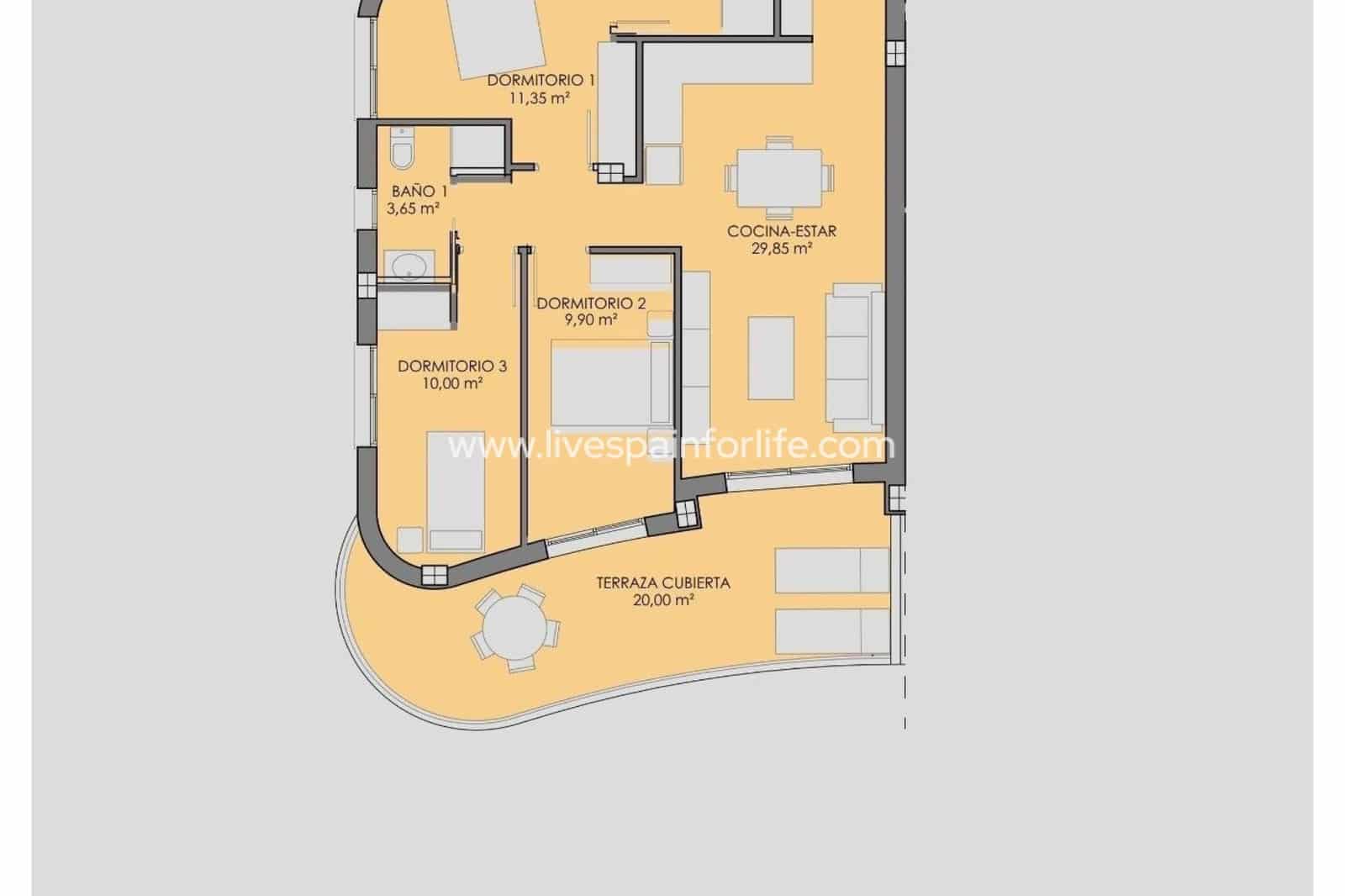 3 bedroom Apartment for sale in Los Alcazares with pool garage - € 329,900 (Ref: 9730429)