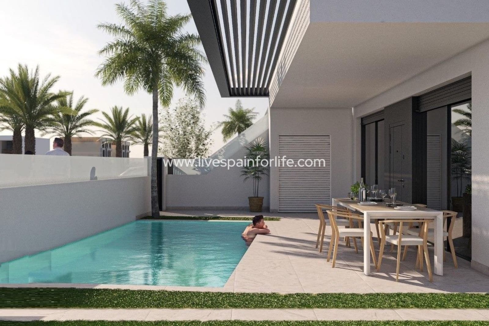 3 soveværelse Bungalow til salg i San Pedro del Pinatar med swimmingpool garage - € 449.000 (Ref: 9730432)