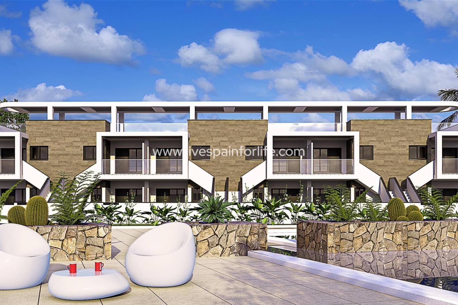 2 Zimmer Bungalow zu verkaufen in Pilar de la Horadada mit Pool Garage - 359.000 € (Ref: 9733742)