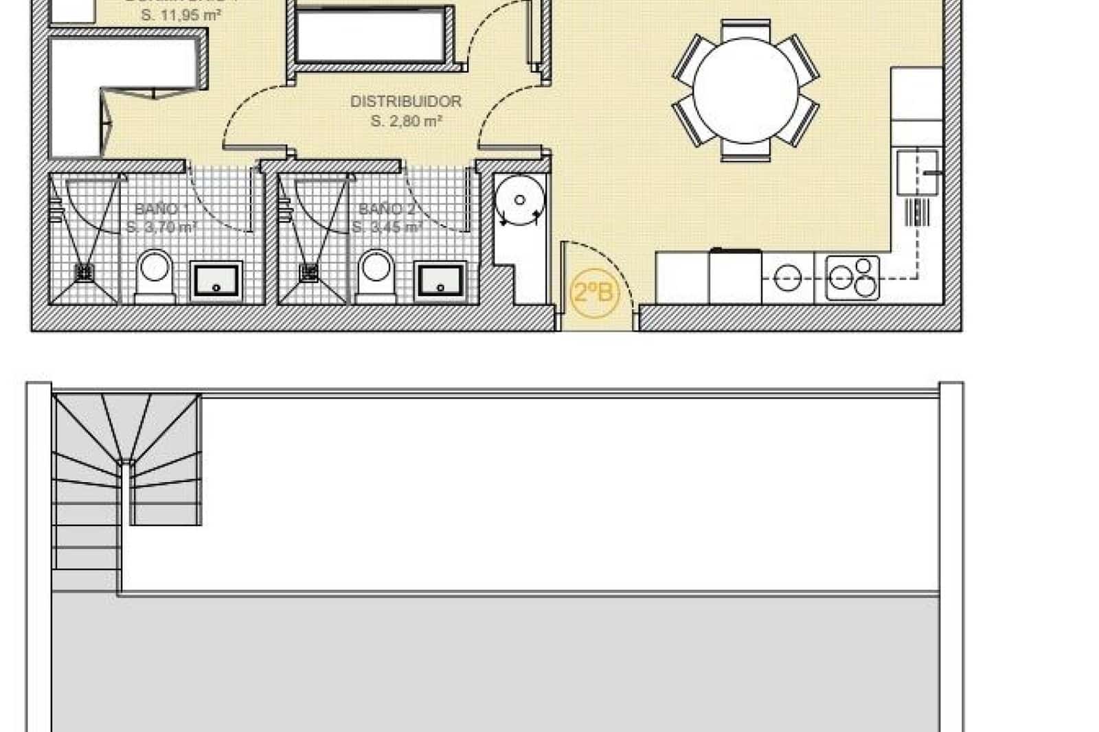 2 chambre Appartement à vendre à Finestrat avec piscine garage - 450 000 € (Ref: 9752342)