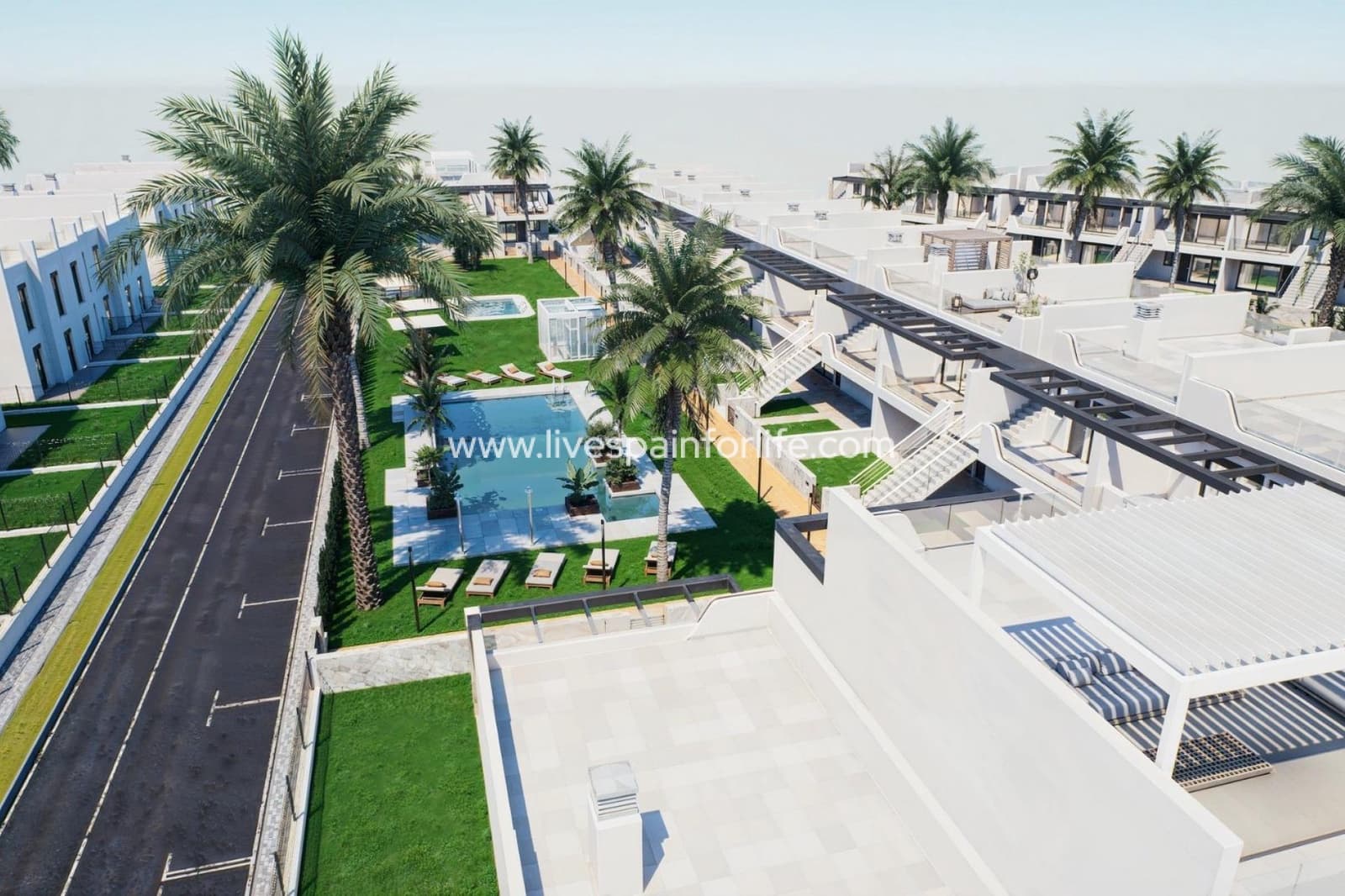 3 chambre Bungalow à vendre à Pilar de la Horadada avec piscine garage - 375 000 € (Ref: 9752345)