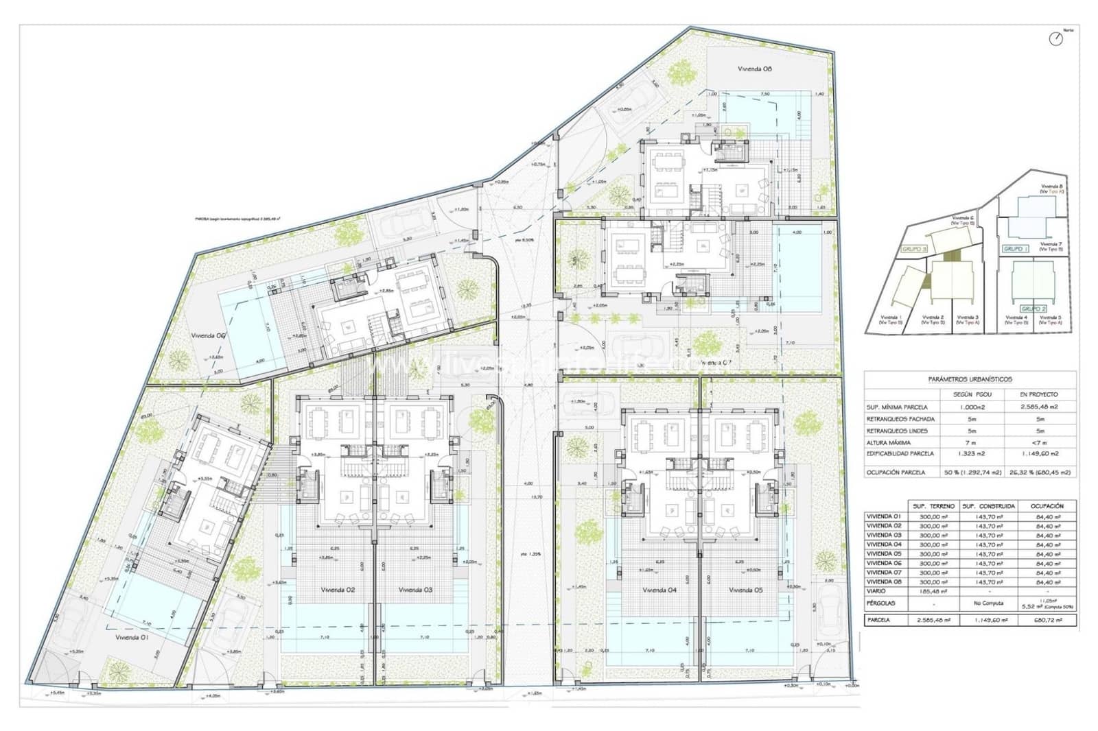 3 soveværelse Semi-Rækkehus til salg i Filipinas med swimmingpool garage - € 559.000 (Ref: 9752349)