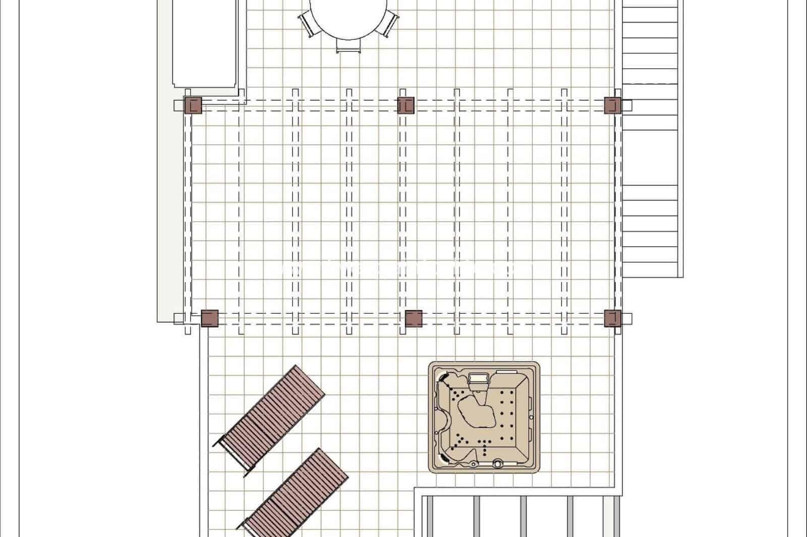 2 makuuhuone Huvila myytävänä paikassa Vera mukana uima-altaan 
autotalli - 429 000 € (Ref: 9752350)