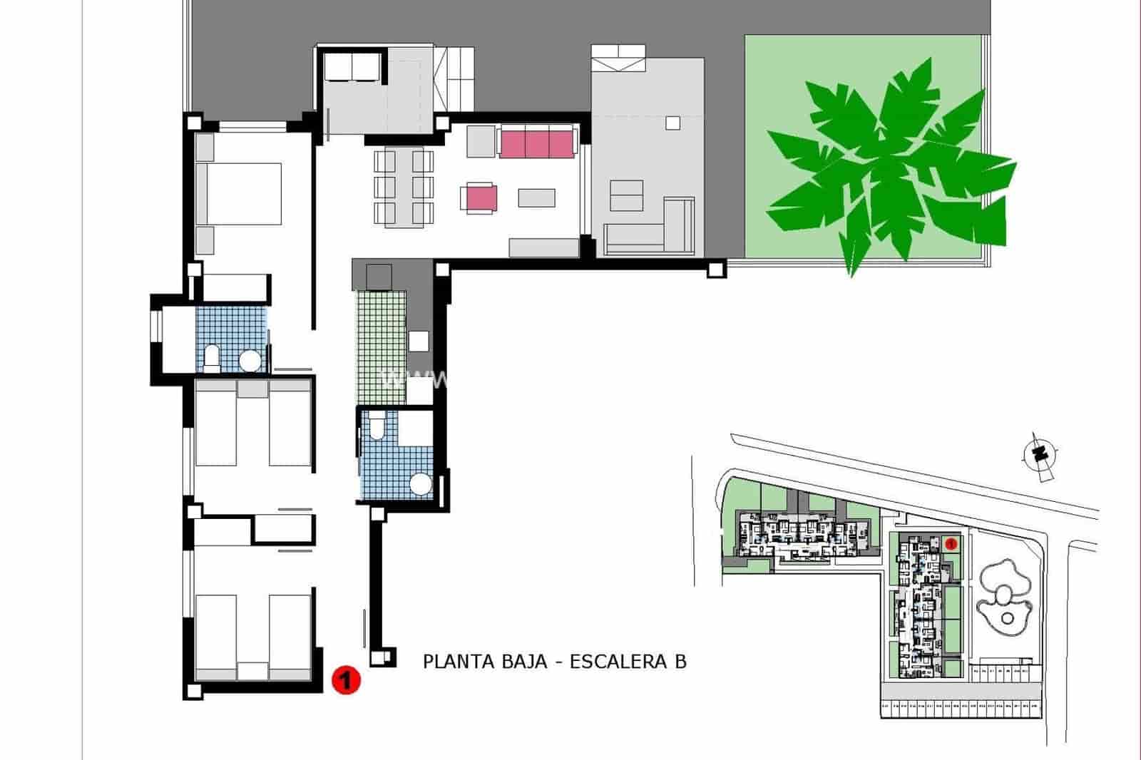 3 Zimmer Apartment zu verkaufen in Denia mit Pool Garage - 449.000 € (Ref: 9774457)