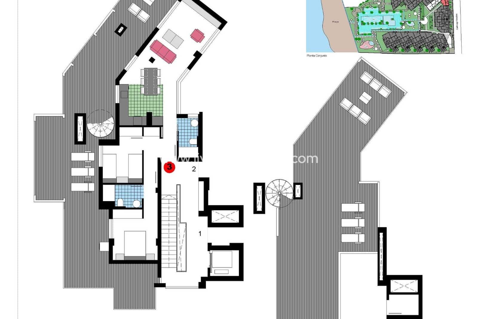 2 makuuhuone Huoneisto myytävänä paikassa Denia mukana uima-altaan - 499 000 € (Ref: 9774458)