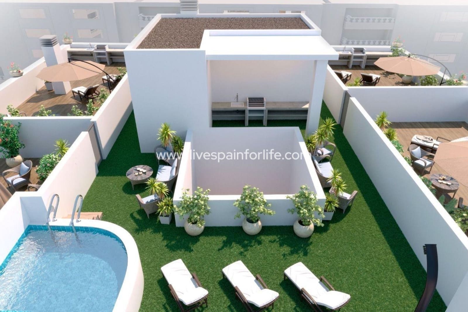 2 bedroom Apartment for sale in Torrevieja with pool garage - € 349,000 (Ref: 9784401)