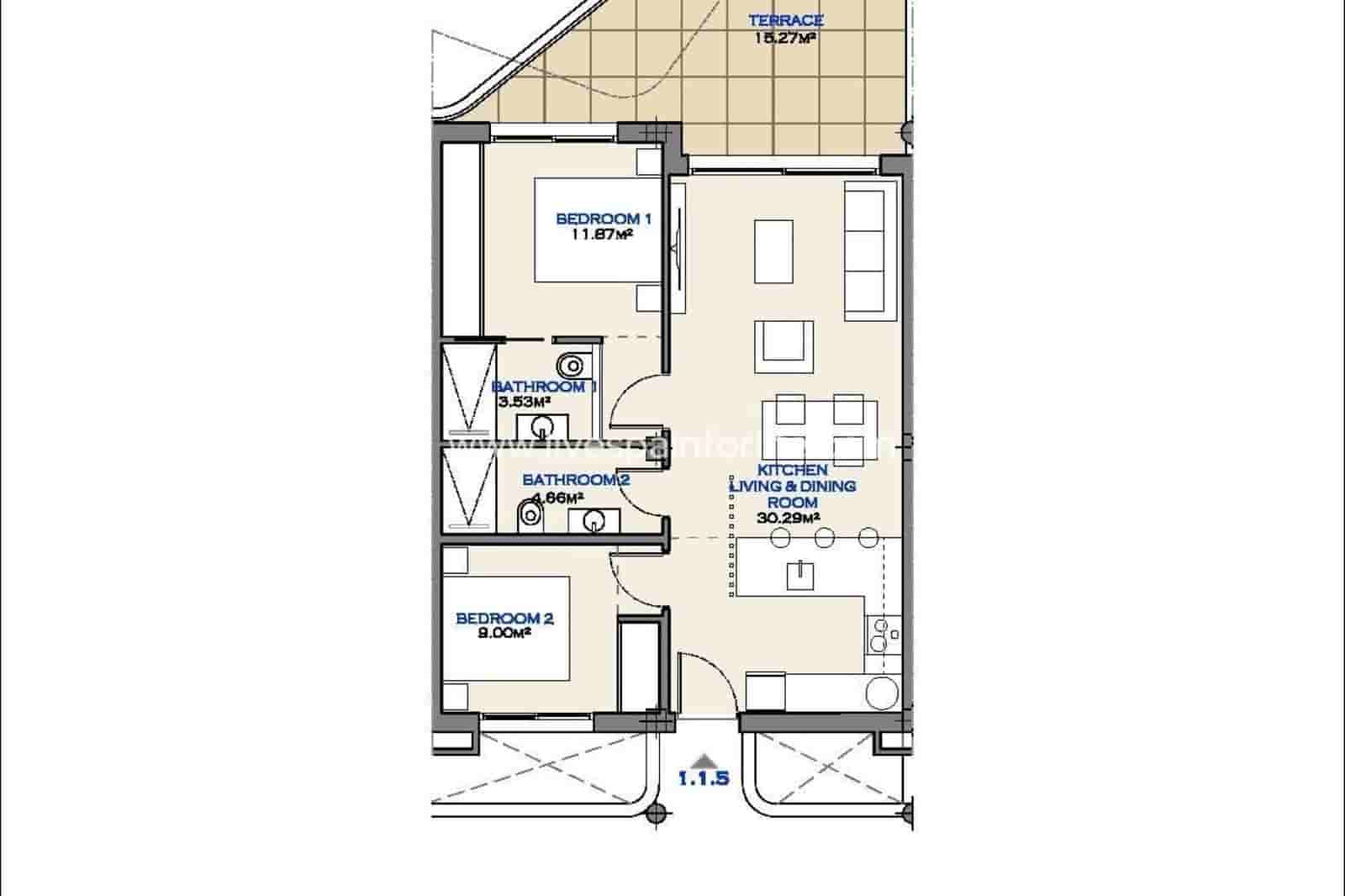 2 camera da letto Appartamento in vendita in Los Alcazares con piscina garage - 279.000 € (Rif: 9784405)