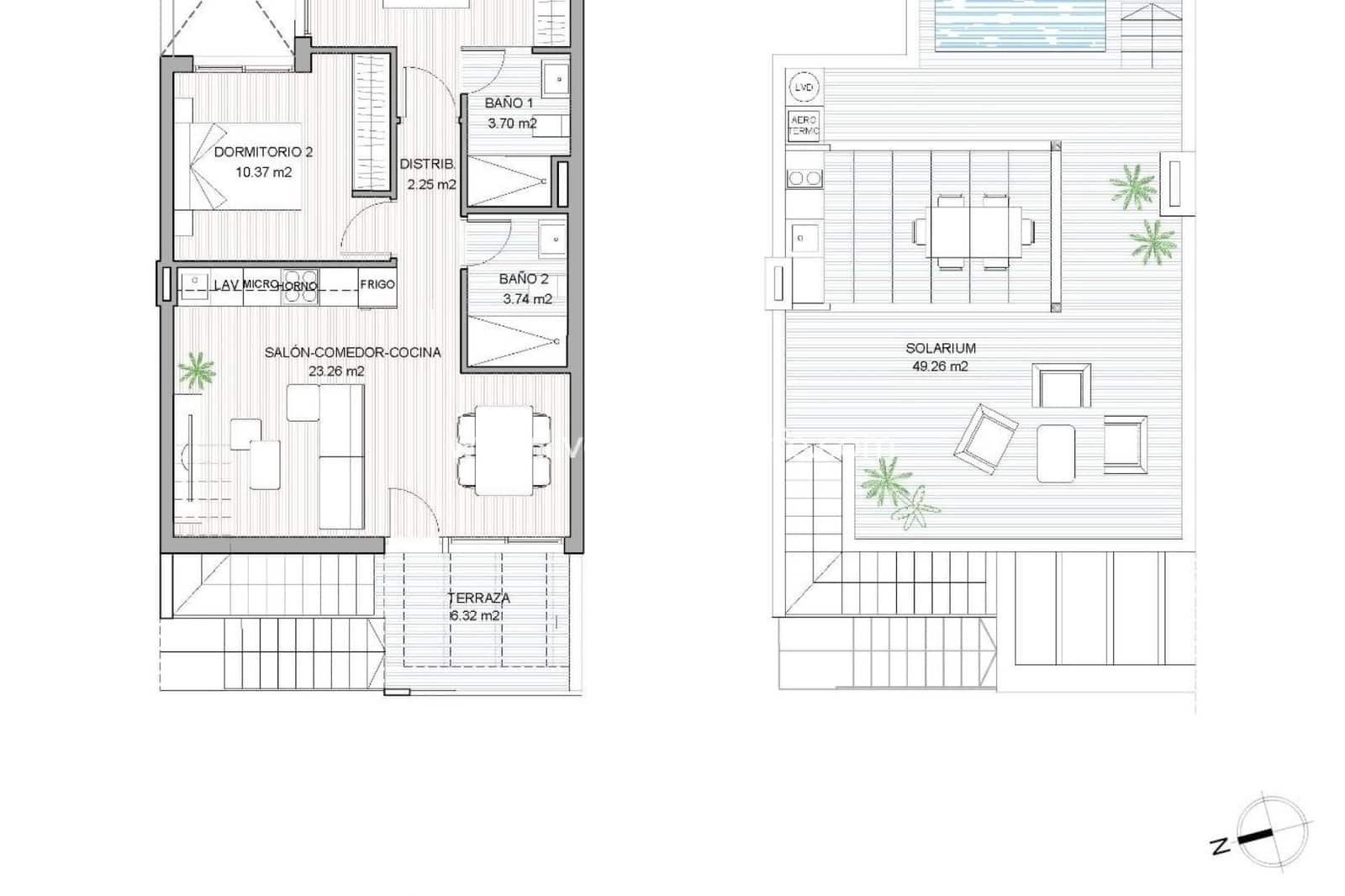 2 bedroom Bungalow for sale in San Pedro del Pinatar with pool garage - € 329,900 (Ref: 9784406)