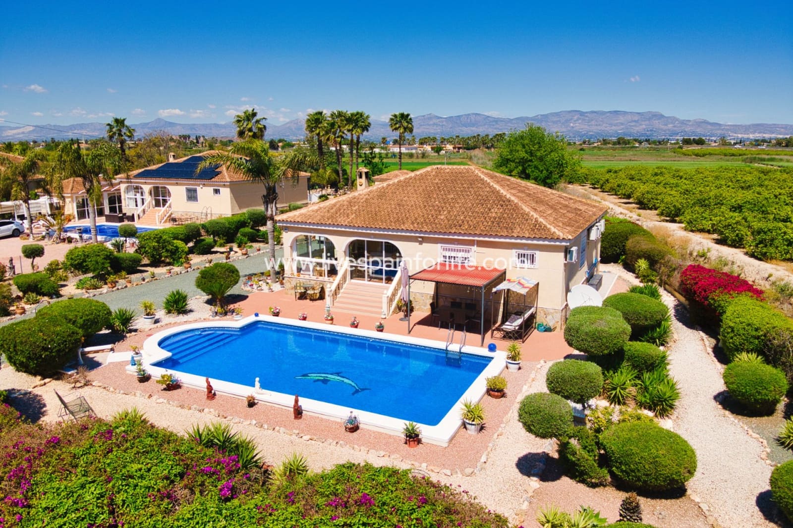 3 soveværelse Finca/Landehus til salg i Catral med swimmingpool garage - € 379.995 (Ref: 9789395)