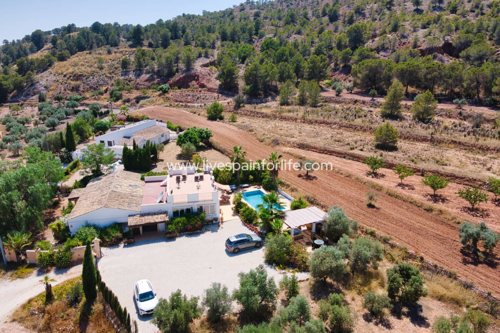 5 soveværelse Finca/Landehus til salg i Pinoso med swimmingpool garage - € 395.000 (Ref: 9795231)