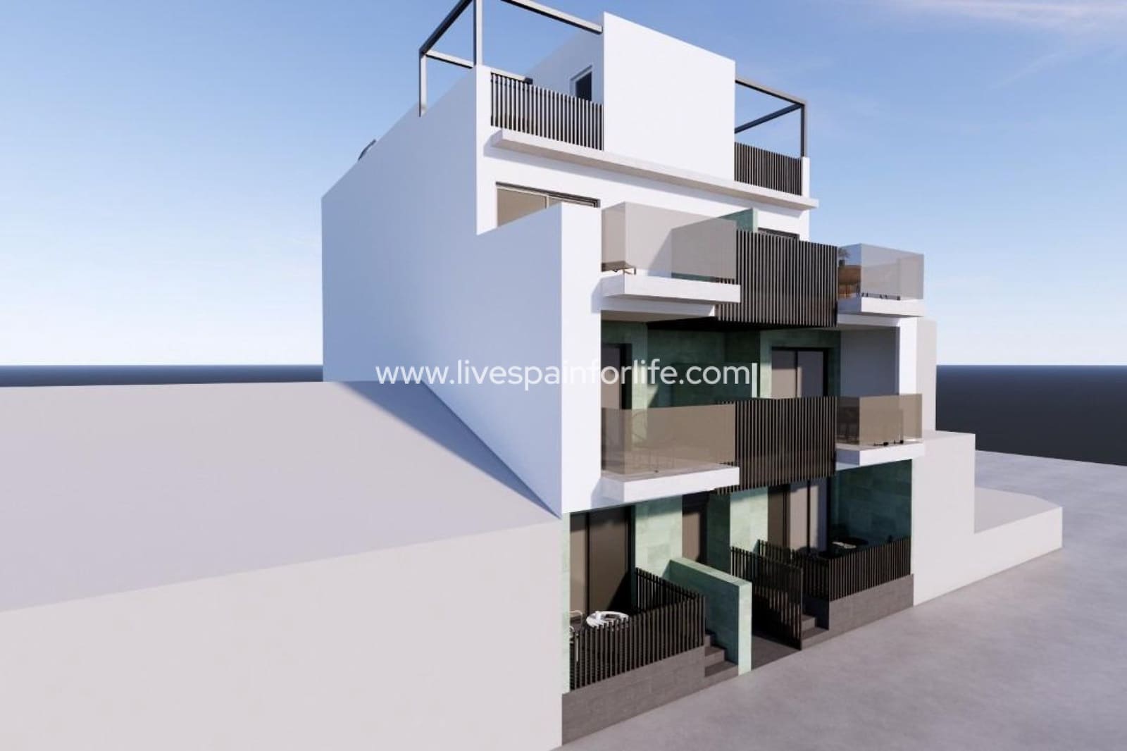 2 Zimmer Apartment zu verkaufen in Torre de la Horadada mit Pool - 295.900 € (Ref: 9804946)
