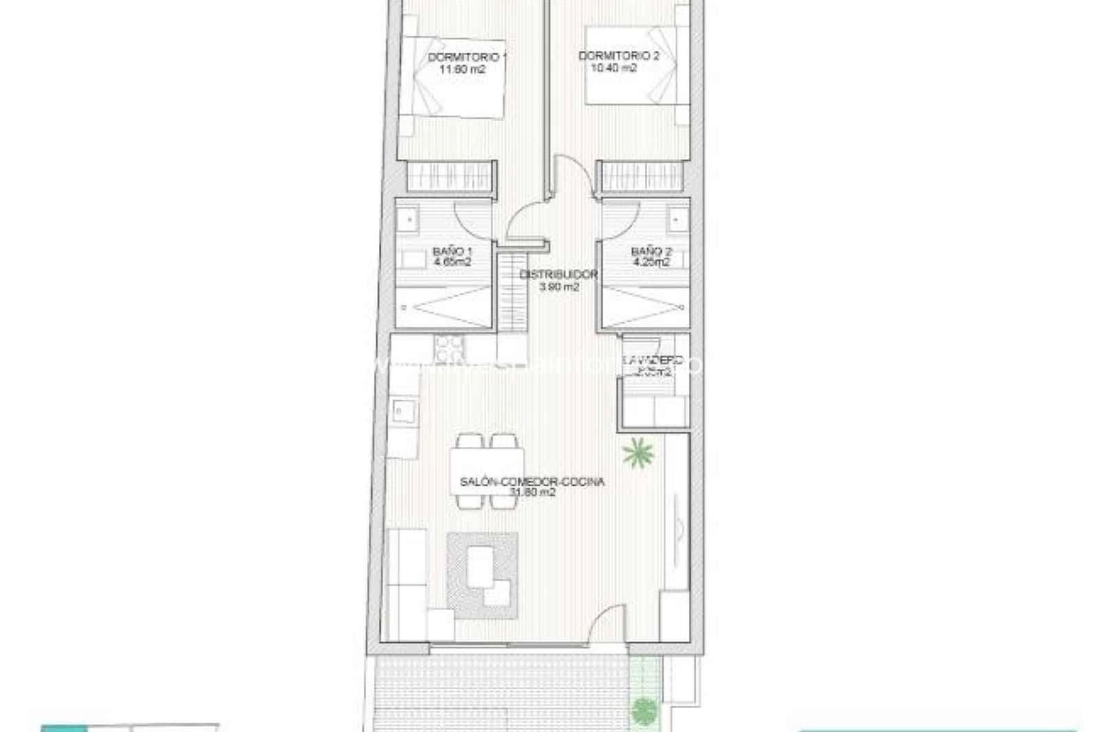 2 bedroom Bungalow for sale in Lo Pagan with pool garage - € 258,900 (Ref: 9804947)