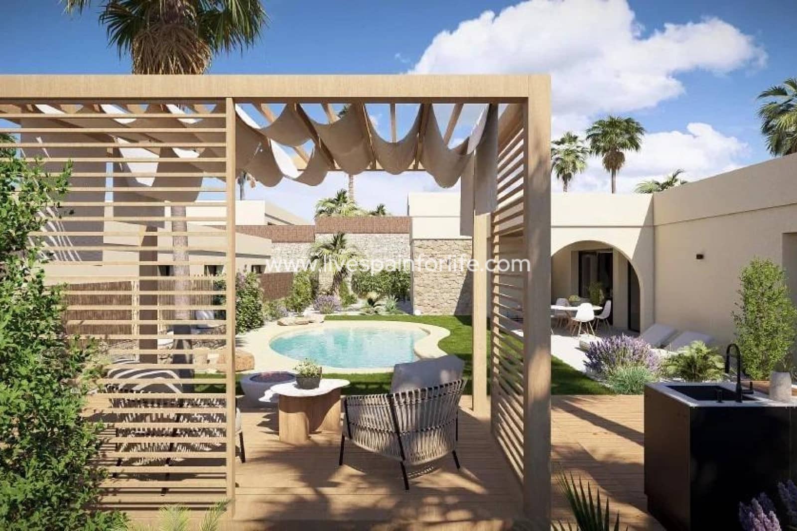 3 quarto Moradia para venda em Banos y Mendigo com piscina garagem - 472 500 € (Ref: 9804967)