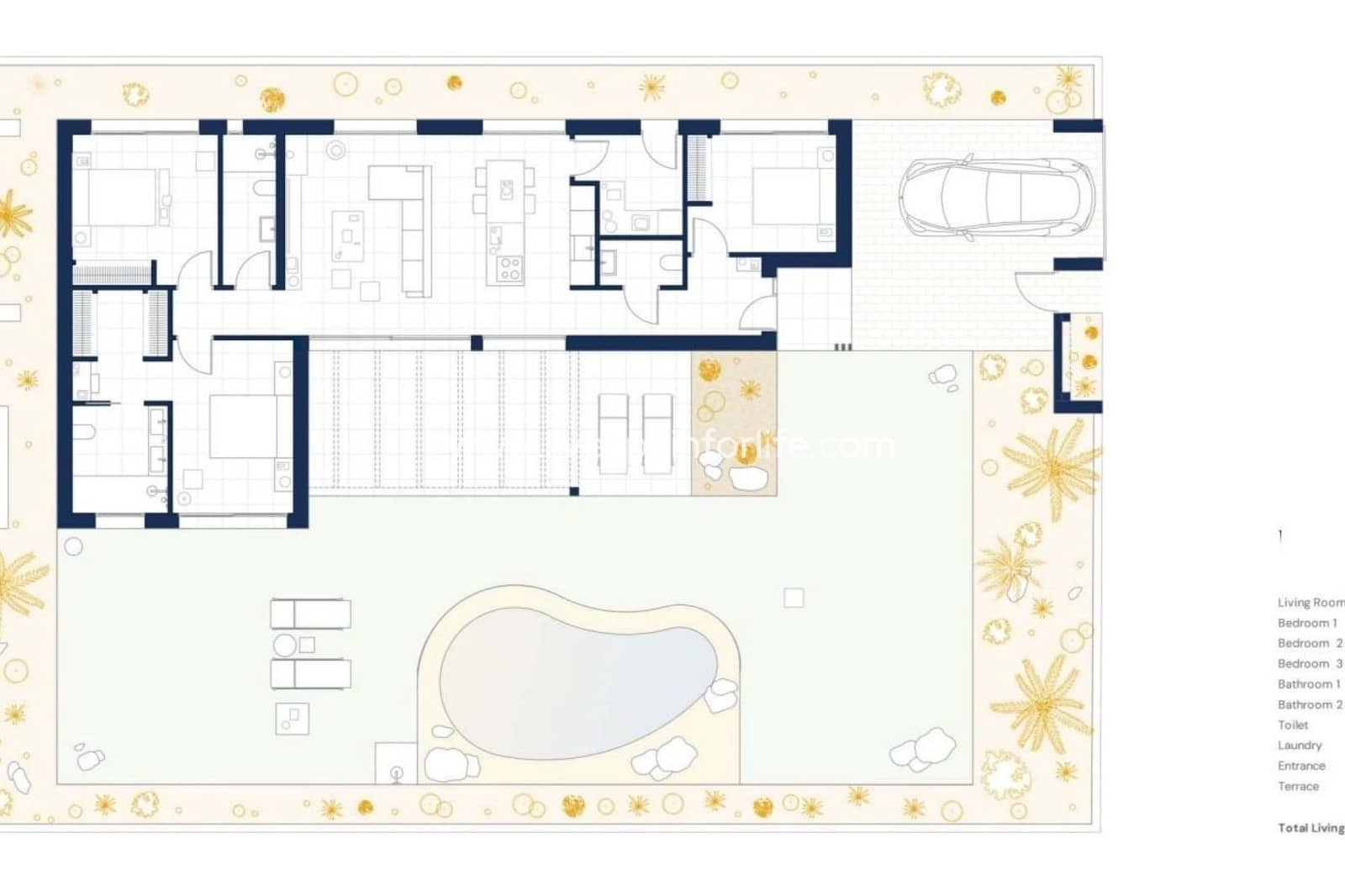 3 quarto Moradia para venda em Banos y Mendigo com piscina garagem - 472 500 € (Ref: 9804967)