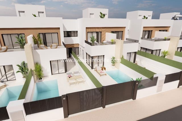 3 makuuhuone Rivitalo myytävänä paikassa Santiago de la Ribera, San Javier mukana uima-altaan 
autotalli - 369 000 € (Ref: 9805379)